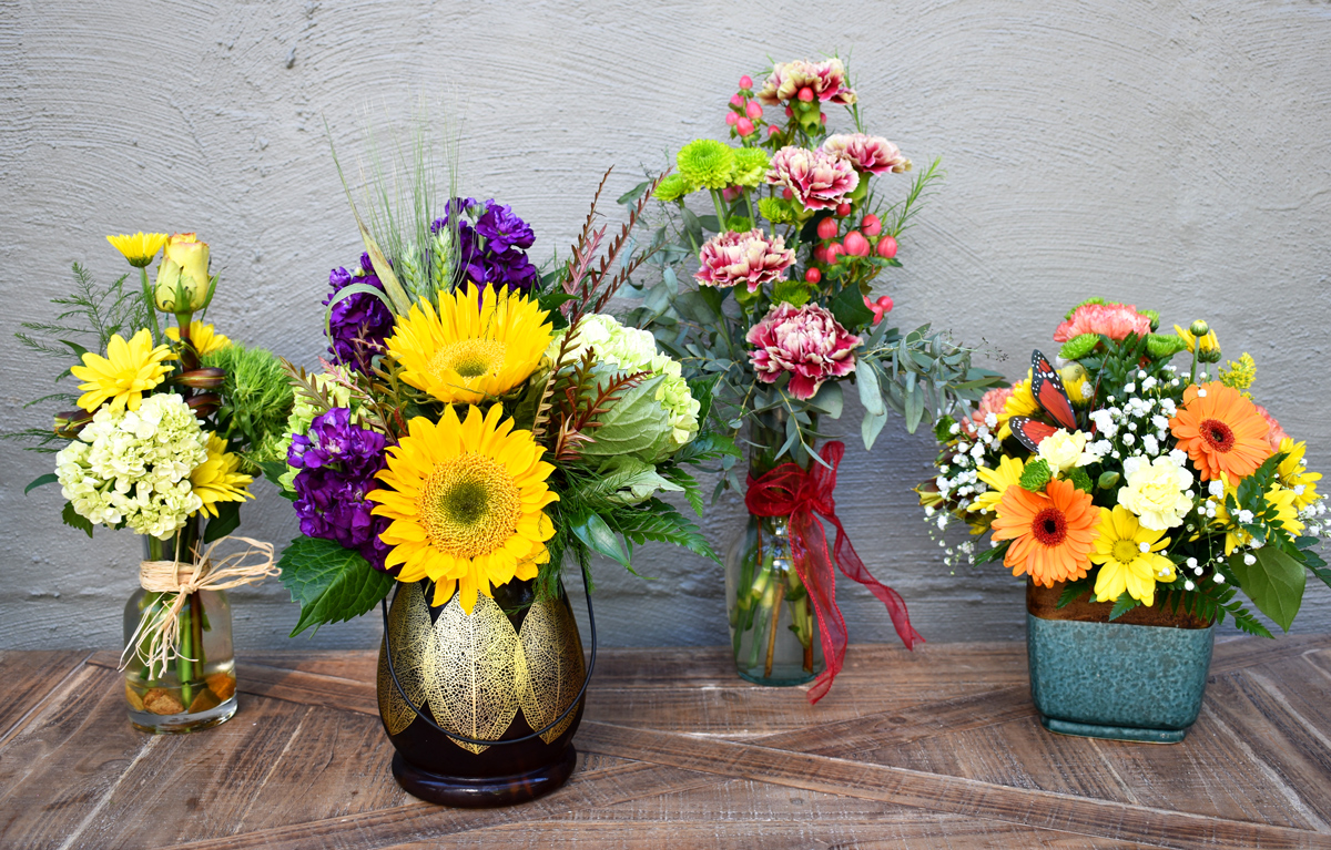 fresh fall flowers